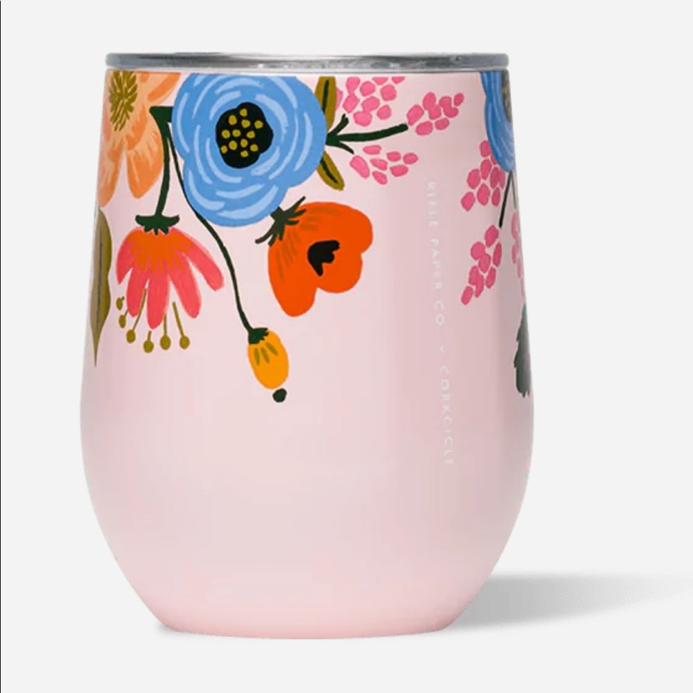 NWT Corkcicle Rifle Paper Company wine tumbler